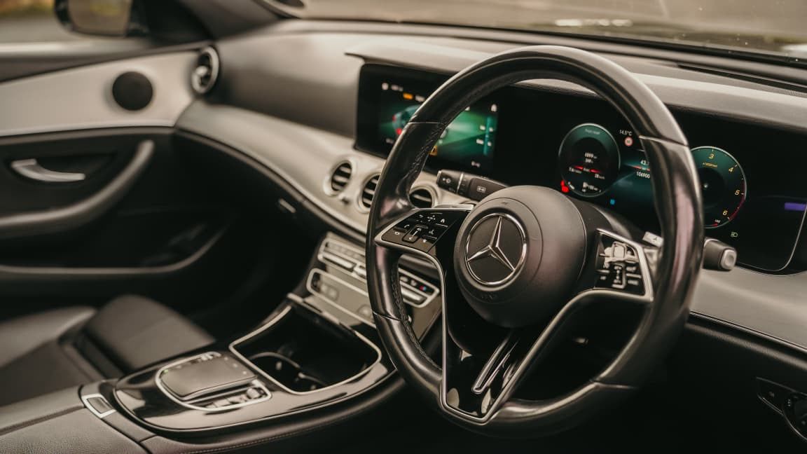 Mercedes interior detail