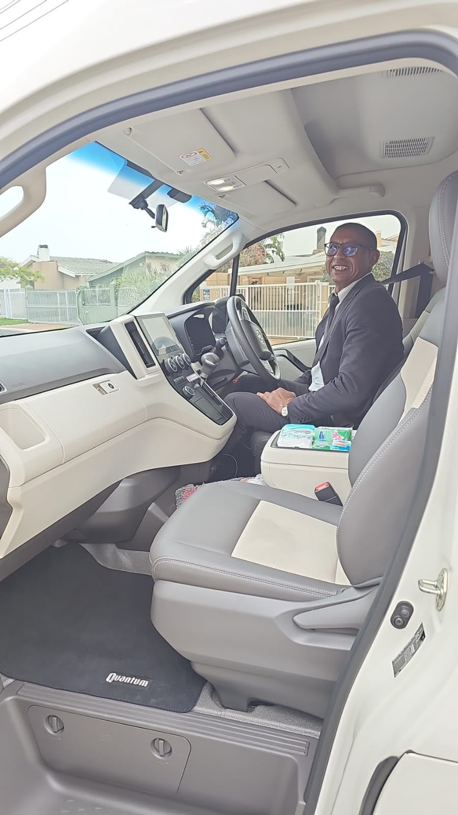 Chauffeur at the wheel